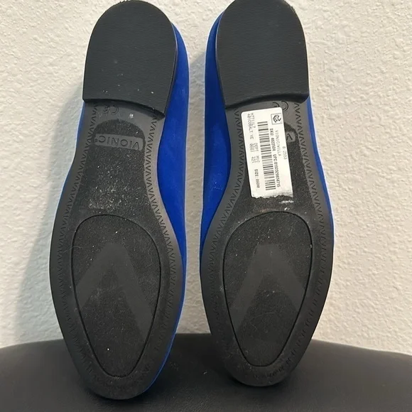 VIONIC WILLA LOAFER FLAT COBOLT BLUE LIKE NEW SZ 6 CAREER EVERYDAY DATE NIGHT - Picture 5 of 8